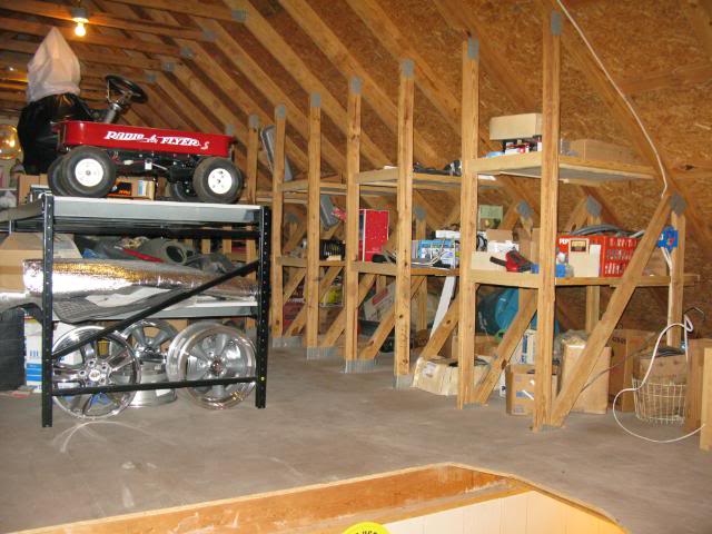 Or if you’re using the attic for storage space, there are solutions 